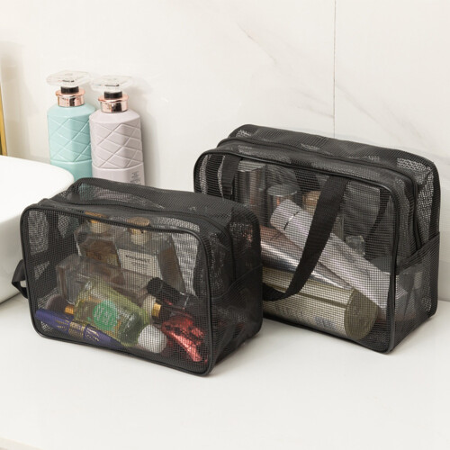 Travel Storage Bag Full Mesh Mesh Cosmetic Storage Bag Portable 2