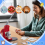 Button Making Keychain Supplies Metal Button Badge Set 5