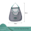 Reusable Kitchen Hanging Mesh Bag Large Capacity Fruit Storage No.5 6