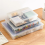 3 Stück A4-Format-Organizer, Buch-Organizer, Büro-Dateibox, transparent, L 7