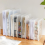 3 Stück A4-Format-Organizer, Buch-Organizer, Büro-Dateibox, transparent, L 5