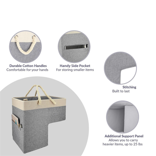 Stair Basket,Foldable Staircase Basket, Stair Baskets for Carpeted 1