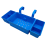Poolside Storage Basket With Pool Cup Holder, Above Ground Pool, blue 1