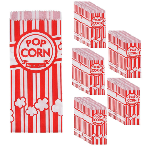 Sacchetti di carta per popcorn Sacchetti per popcorn anti-perdita per feste