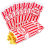 Sacchetti di carta per popcorn Sacchetti per popcorn anti-perdita per feste 4