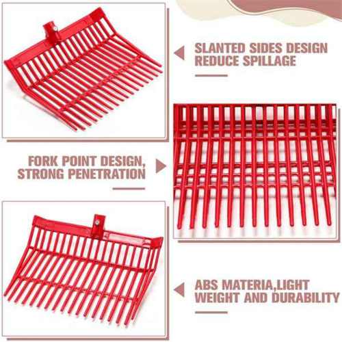 Manure Fork Replacement Head, Pitchfork Head, Horse Manure Rake, A 2