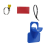Swimming pool pipe bracket, with ropes blue 1