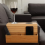 Couch Cup Holder Wood Multifunction TV Remote Holder 7