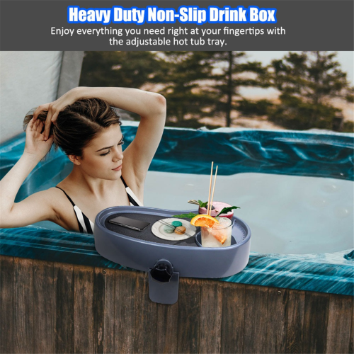 Bathtub Tray Box, Bathtub Tray Table, Fits Most Bathtubs 1