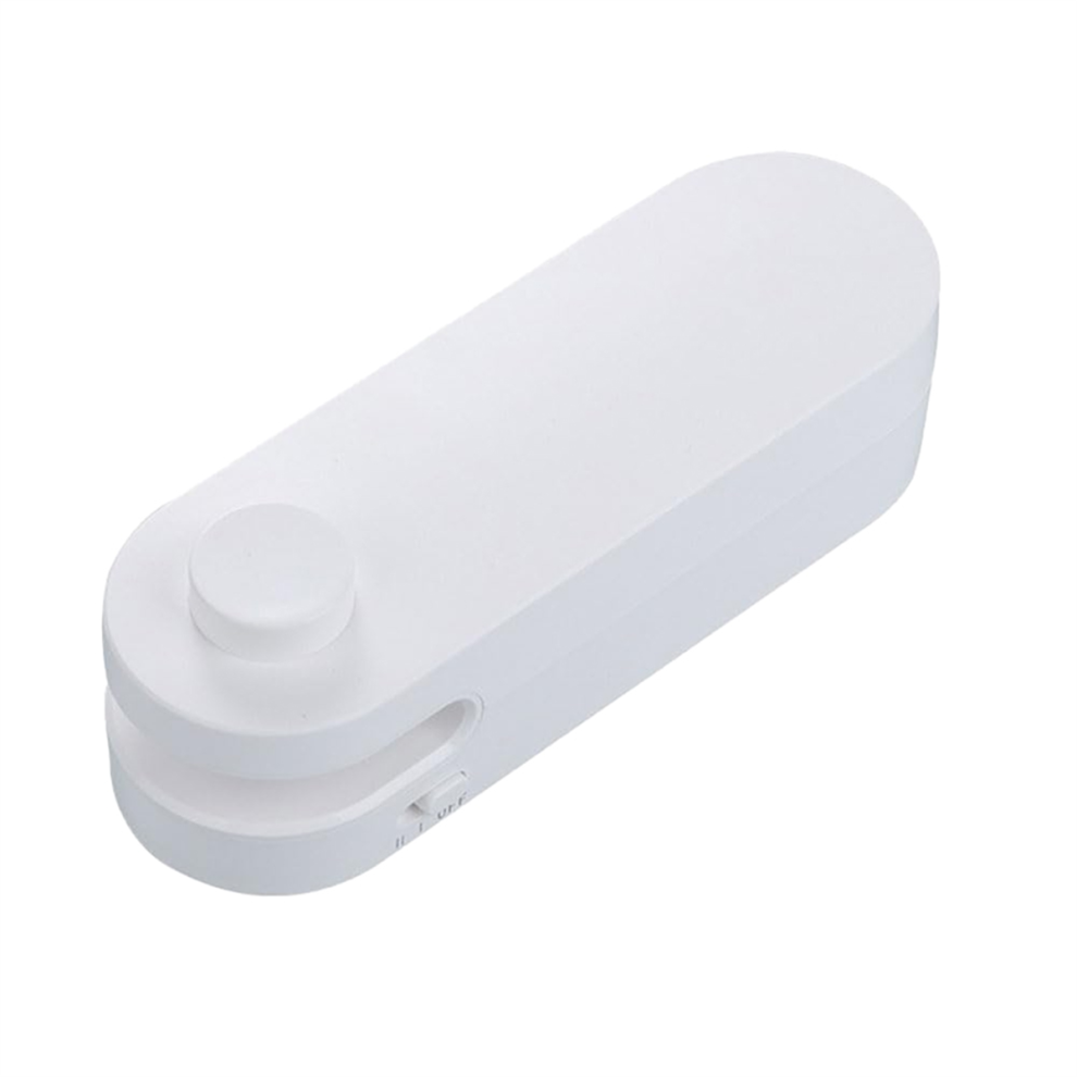 Mini Sigillatrice Per Sacchetti Mini Sigillatrice E Taglierina Per Sacchetti Sacchetto Per Patatine Ricaricabile Bianco