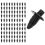 7mm Hole Plastic Rivets Fastener Car Bumper Push Clips 100 Pcs 2