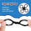 Σιλικόνης κλιπ για αναπνευστήρα, βάση κατάδυσης, πλαστικός σωλήνας κατάδυσης 5