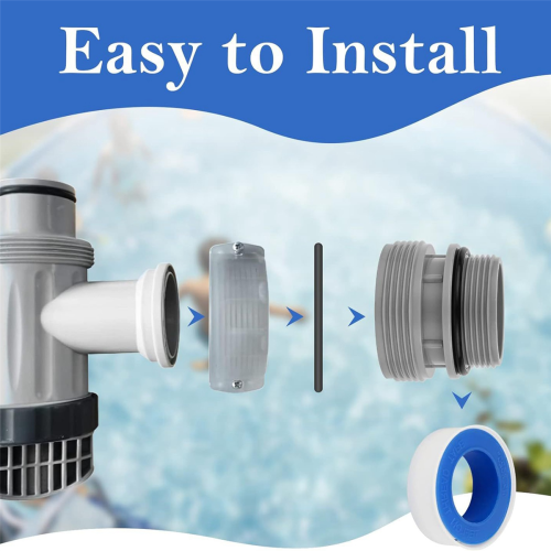 Adaptor furtun piscină 3,6 cm la 3,8 cm 2