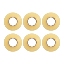6-pak klar hockeytape multifunktionel taperulle 2,4 cm x 28 m