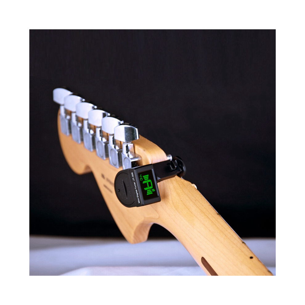 Médiator Accordeur De Guitare 2 En 1 - Affichage Couleur, Capteur Vibrations - Pour Guitare Et Basse