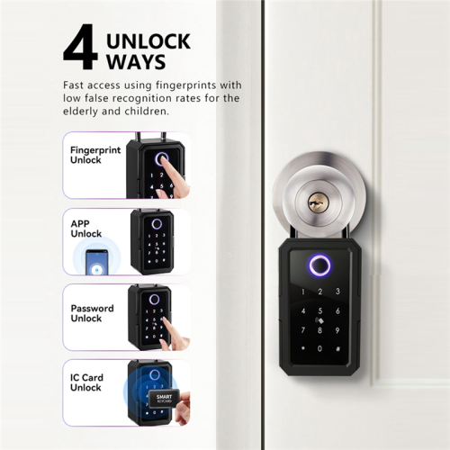 Boîte De Verrouillage Intelligente Pour Clés Avec Code APP