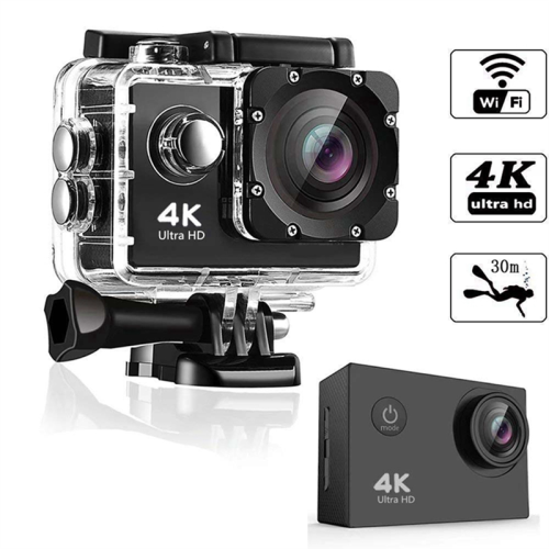 Κάμερα κίνησης, κάμερα 4K HD Wifi, κάμερα καταδύσεων, αθλητική κάμερα DV, αδιάβροχη 1