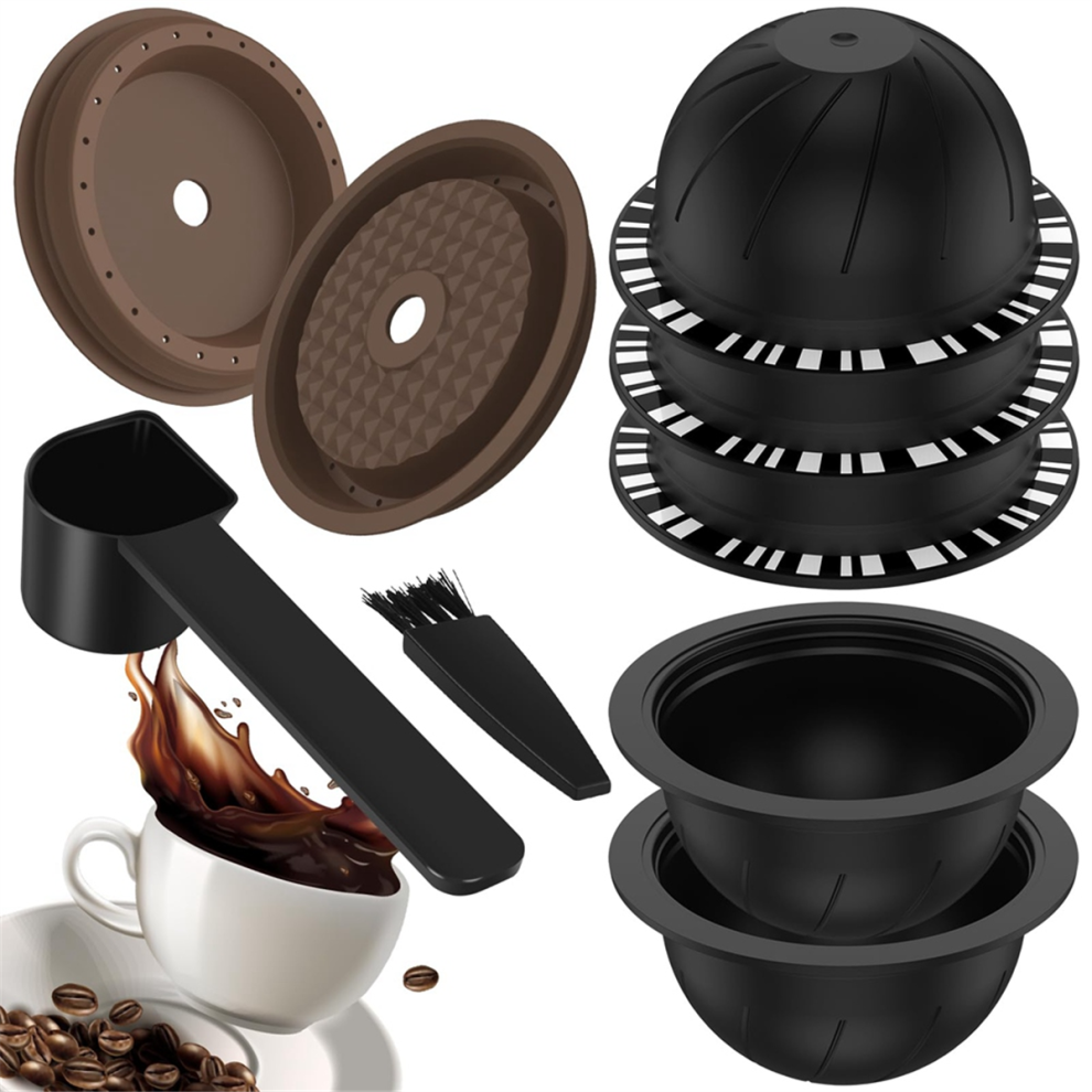 Neznačkové 5Pc Reusable Vertuo Pod For Machine, Coffee Capsule (230Ml)