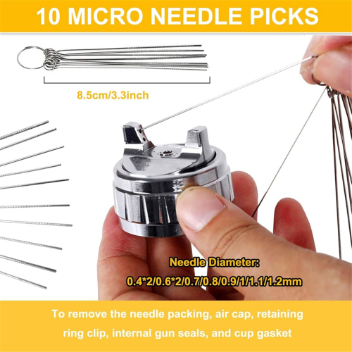 Sprayer Cleaning Kit 17Pcs Multi-Purpose Paint- Brush Cleaner Tool 1