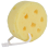 Yellow Round Bath Body Shower Soft Sponge w Hanging Loop 6