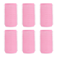 6x store selvklebende hårruller, klamrende DIY-hårkrøller, 3 cm