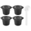 4x påfyllbare kaffekapsler/poder til maskiner/skjeer 1