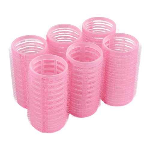 6x store selvklebende hårruller, klamrende DIY-hårkrøller, 3 cm 2