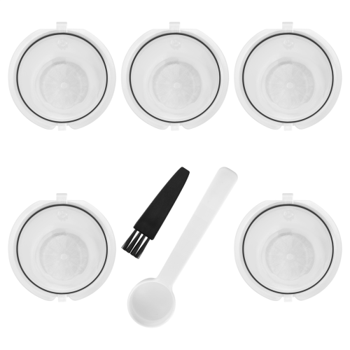 5 stk. genanvendelige til kaffekapselfilterkop - 1 2