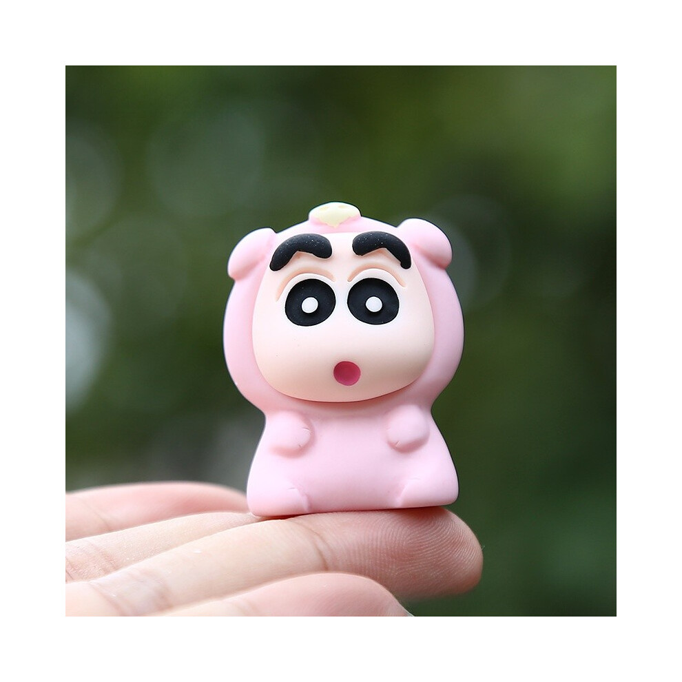 (Little Pig)Juguete Para NiñOs Modelo Animal De Dibujos Animados Capybara Shinchan Para Desarrollo Visual Y Juego-image