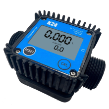 LCD Fuel Flow Meter K24 for Turbine Digital Die-Sel Flowmeter Tools