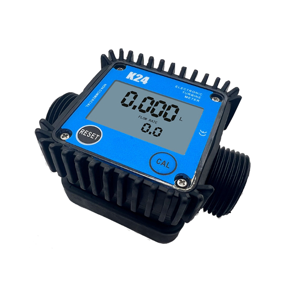 Lcd Fuel Flow Meter K24 For Turbine Digital Die-Sel Flowmeter Tools 4851886104124