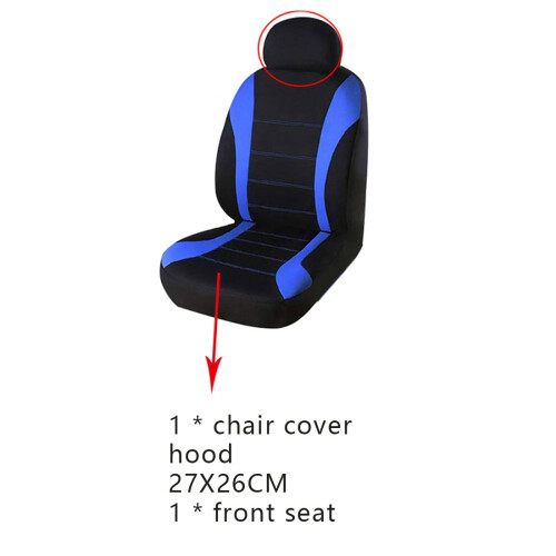 Coprisedili anteriori per auto, pronti per la parte anteriore (nero + verde) 2