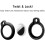4Pack PC + plastic Case Compatible with Protective Cover for AirTags Case 2