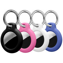 4Pack PC + plastic Case Compatible with Protective Cover for AirTags Case