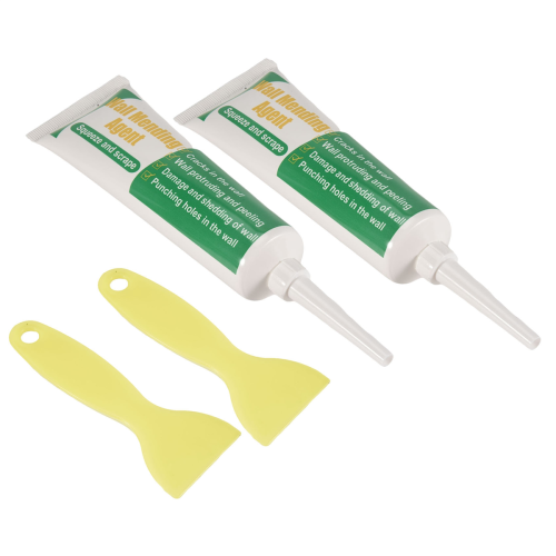2 Pack Wall Mending Agent, Drywall Repair Kit with Scraper 1