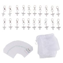 Beschermengel sleutelhanger, 20 stuks feestgunsten bruiloft voor meisjes cadeau