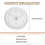 Modern Silent Wall Clock for Home Office Kitchen (25cm, Silver) 6