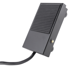 Hand Metal Foot Pedal Switch 1.8 Meters Cable 2 Pins Connector Torch