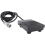 Interruptor de pedal de metal manual, cable de 1,8 metros, conector de 2 pines, linterna 3