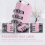 Luggage Box Resettable Combination Lock Padlock 3 Digit Number Pink 5