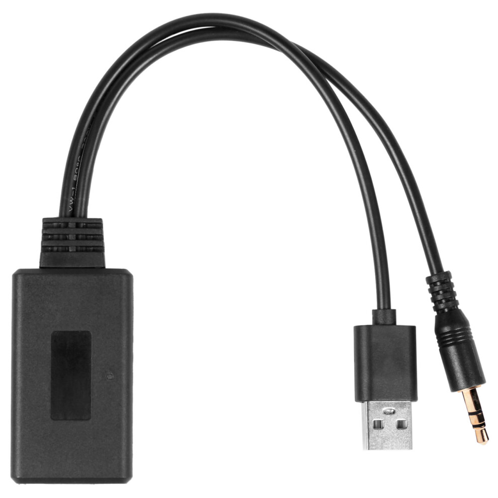 Car Bluetooth Adapter Usb 3.5Mm Socket For E90 E91 E92 E93 Black/Red 4851886111573