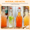 Swing Top Γυάλινα Καπάκια Μπουκαλιών Flip Beer Bottle Swing Cap 10Pcs 5