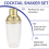 13Oz Glas Cocktail Shaker Set - Glasshaker Guld 5