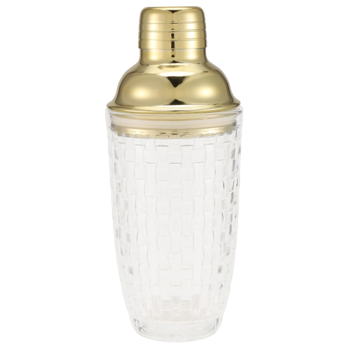 13Oz Glas Cocktail Shaker Set - Glasshaker Guld 2