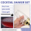 13Oz Glas Cocktail Shaker Set - Glasshaker Guld 4