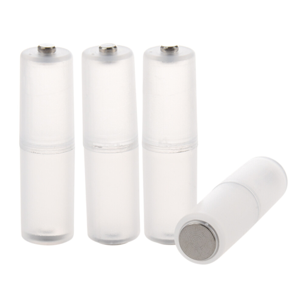 4 Pcs Aaa To Aa Battery Cell Converter Adaptor Cylindrical Case 4851886120117