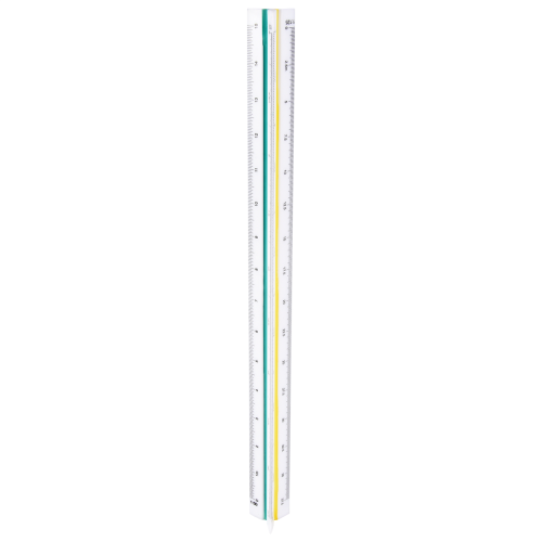1:20 1:25 1:50 1:75 1:100 1:125 Plastic Triangular Scale Ruler 1