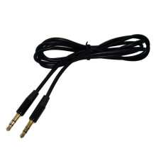 Cablu audio stereo mascul-mascul Aux de 3,5 mm (negru)