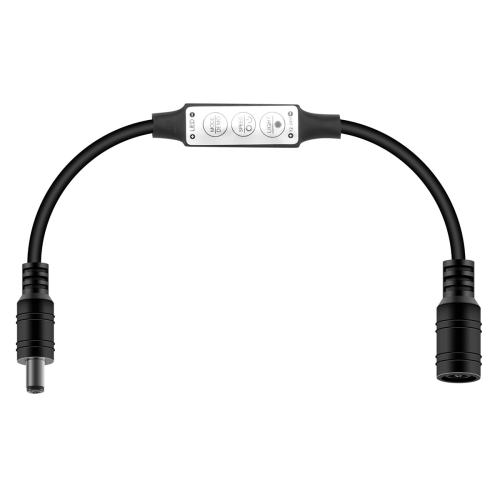 Inline Controller Mini 3 Key Dimmer Switch for LED Strip Light Black