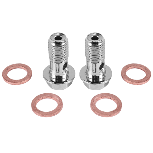 2x Ανοξείδωτη βίδα φρένου μοτοσικλέτας M10 x 1.0mm Κεντρική αντλία φρένων δαγκάνας 2